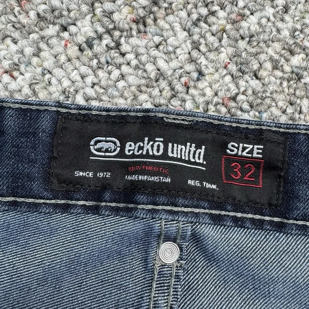Ecko Unltd Shorts Mens 32 Fits 34x11 Jorts Denim Blue Y2K